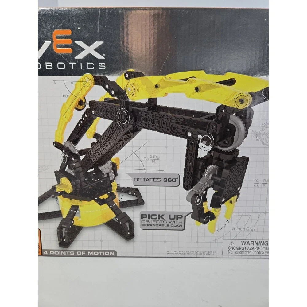 HEXBUG VEX Robotics Robotic Arm Construction Set 380+ Pieces STEM Open Box